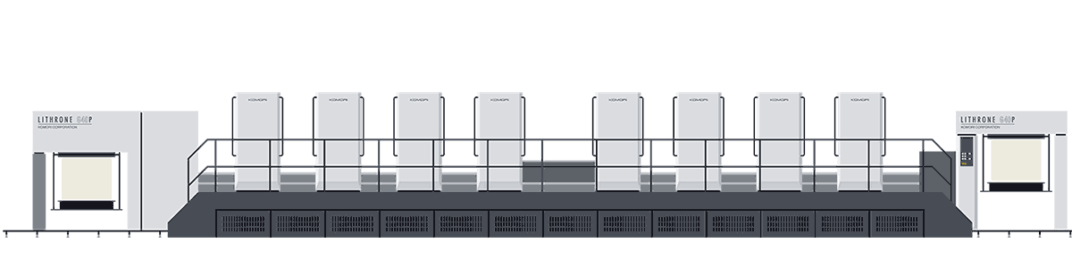 Komori GL840P H-UV