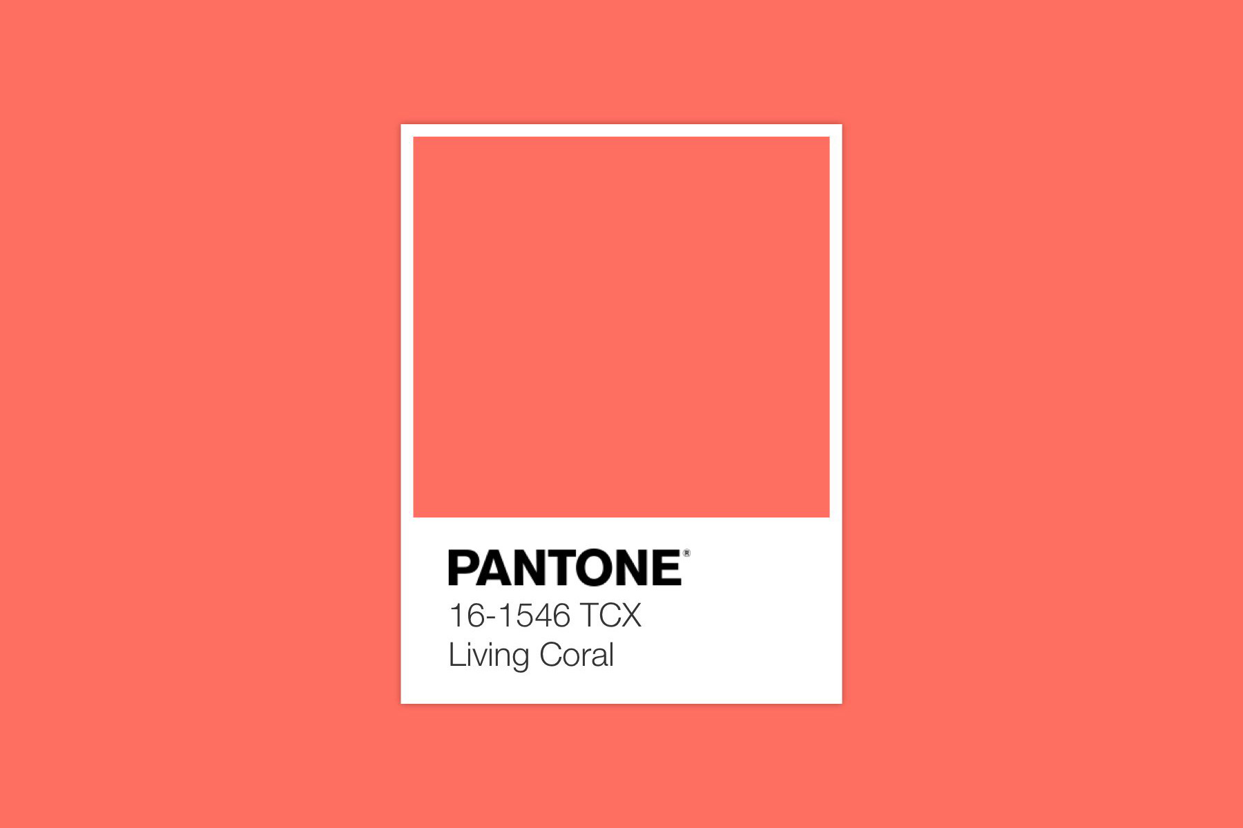 PANTONE 2019 colore dell'anno Living Coral 16-1546 TCX