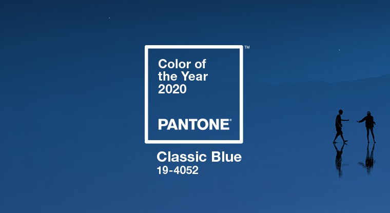 Pantone colore dell'anno 2020 Classic Blue