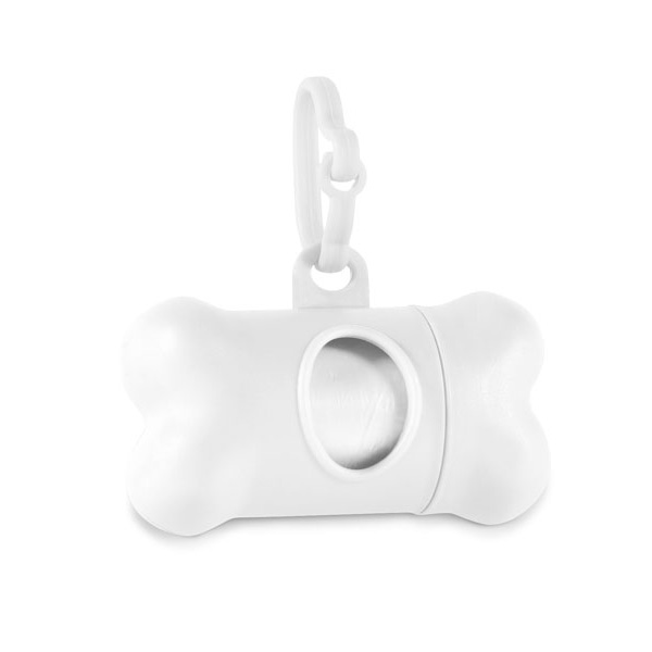 2 Porta Sacchetti Per Cacca Cane Con 40 Sacchetti - Distributore Osso Per Passeggiate - Foto 2